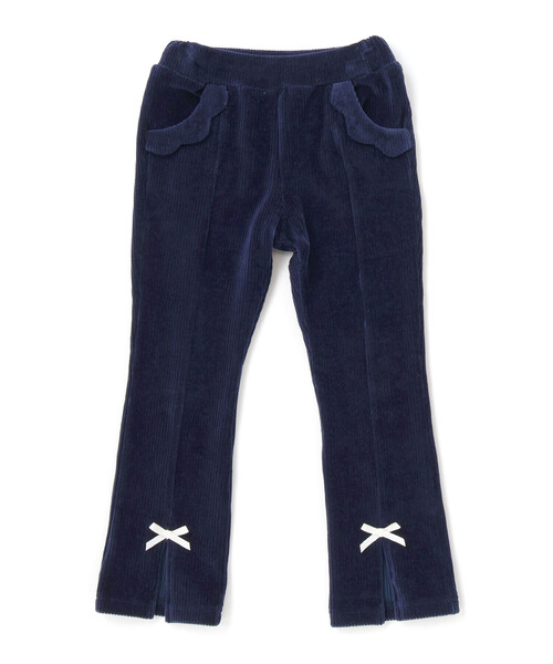 SLAP SLIP(スラップスリップ)の「スカラップポケットフロントタック裾スリットロングパンツ(80~130cm)(その他パンツ・キッズ・ネイビー/オフホワイト・80cm/130cm/100cm/90cm/110cm/120cm)」の15枚目の写真