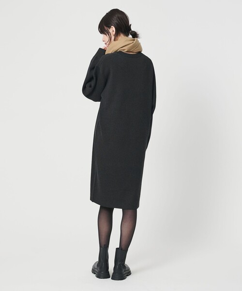 BEAUTY&YOUTH UNITED ARROWS（ビューティーアンドユースユナイテッドアローズ）の「【WEB限定 Wardrobe DAILY MINIMAL】コクーンニットワンピース ウォッシャブル（ワンピース・レディース・ダークグレー/ベージュ/ライム・FREE）」の11枚目の写真