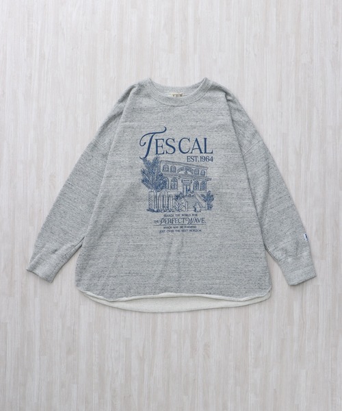 The Endless Summer(エンドレスサマー)の「TES LADIES CALIF STYLE UP SWEAT / レディース スタイルアップスウェット(スウェット・メンズ・サックスブルー/アイボリー/グレー・FREE)」の11枚目の写真