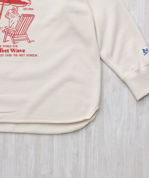 The Endless Summer(エンドレスサマー)の「TES LADIES CALIF STYLE UP SWEAT / レディース スタイルアップスウェット(スウェット・メンズ・サックスブルー/アイボリー/グレー・FREE)」の9枚目の写真