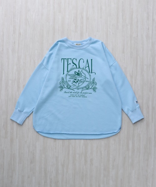 The Endless Summer(エンドレスサマー)の「TES LADIES CALIF STYLE UP SWEAT / レディース スタイルアップスウェット(スウェット・メンズ・サックスブルー/アイボリー/グレー・FREE)」の14枚目の写真