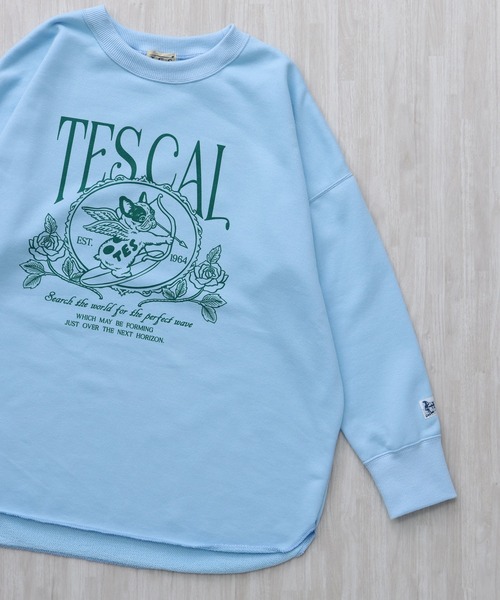 The Endless Summer(エンドレスサマー)の「TES LADIES CALIF STYLE UP SWEAT / レディース スタイルアップスウェット(スウェット・メンズ・サックスブルー/アイボリー/グレー・FREE)」の18枚目の写真