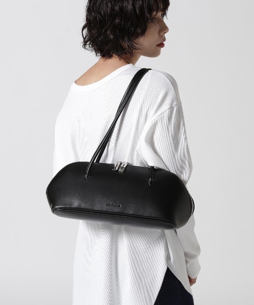 ADD CULUMN（アドカラム）の「ADD CULUMN(アドカラム) FIGRE BOSTON（ハンドバッグ・レディース・ブラック/ベビーピンク・F）」の13枚目の写真