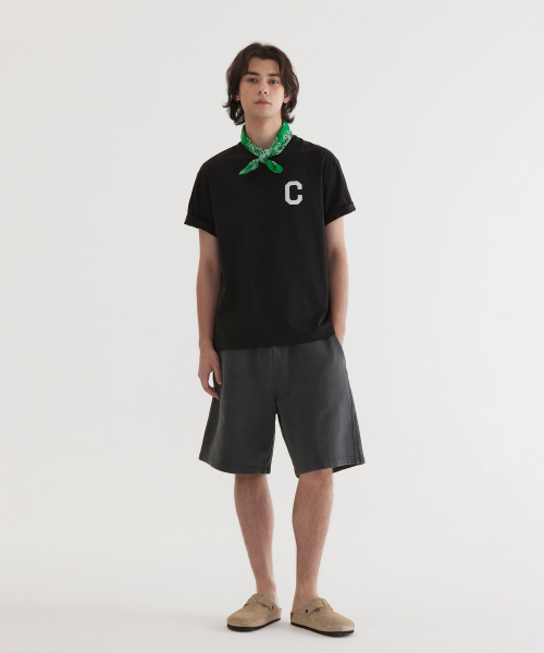 COVERNAT（カバーナット）の「クールコットンCロゴTシャツブラック（Tシャツ/カットソー・レディース・その他・X-SMALL/SMALL/MEDIUM/LARGE/X-LARGE/XX-LARGE）」の4枚目の写真