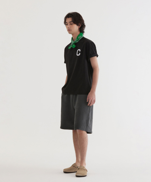 COVERNAT（カバーナット）の「クールコットンCロゴTシャツブラック（Tシャツ/カットソー・レディース・その他・X-SMALL/SMALL/MEDIUM/LARGE/X-LARGE/XX-LARGE）」の5枚目の写真