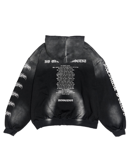 SCHISM INDUCING(スキズムインデューシング)の「EMO HOODIE CHARCOAL(パーカー・レディース・その他・MEDIUM/LARGE)」の2枚目の写真