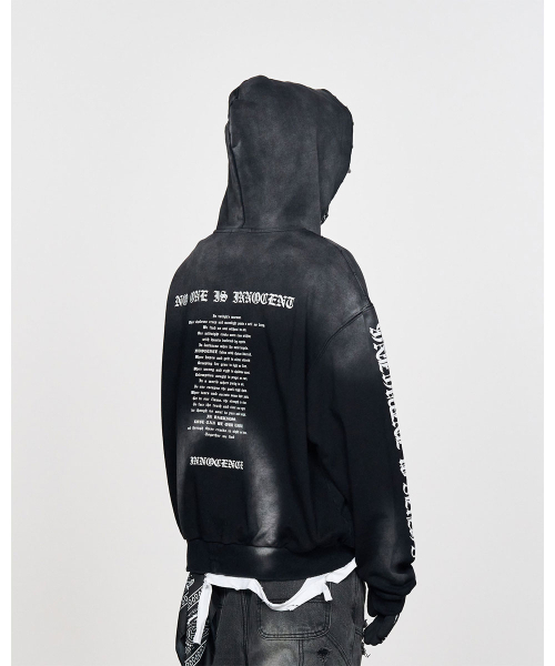 SCHISM INDUCING(スキズムインデューシング)の「EMO HOODIE CHARCOAL(パーカー・レディース・その他・MEDIUM/LARGE)」の10枚目の写真