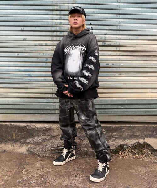 SCHISM INDUCING(スキズムインデューシング)の「EMO HOODIE CHARCOAL(パーカー・レディース・その他・MEDIUM/LARGE)」の21枚目の写真