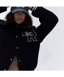 ERER（エルエル）の「ノーティカルバーシティジャケット ネイビー（スタジャン）」