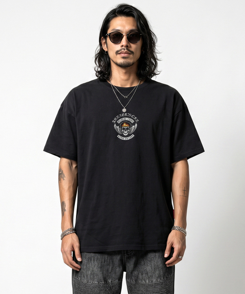 ARTISTWEAR（アーティストウェア）の「[ATW] レブアップ半袖Tシャツ（Tシャツ/カットソー・レディース・ブラック・SMALL/MEDIUM/LARGE/X-LARGE/XX-LARGE/XXXX-LARGE）」の2枚目の写真