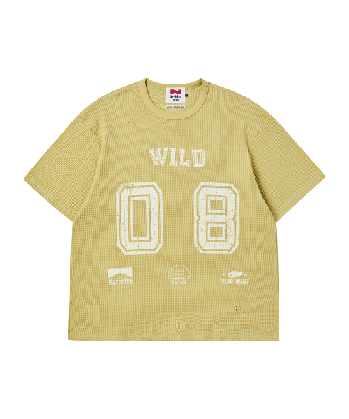 Beyond Closet（-）の「[コレクションライン] ヴィンテージディテールウォッシュドワッフルコットンデミッジ半袖Tシャツマスタード（Tシャツ/カットソー・レディース・その他・LARGE/MEDIUM）」の3枚目の写真