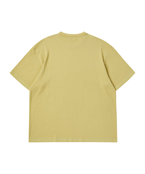 Beyond Closet（-）の「[コレクションライン] ヴィンテージディテールウォッシュドワッフルコットンデミッジ半袖Tシャツマスタード（Tシャツ/カットソー・レディース・その他・LARGE/MEDIUM）」の4枚目の写真