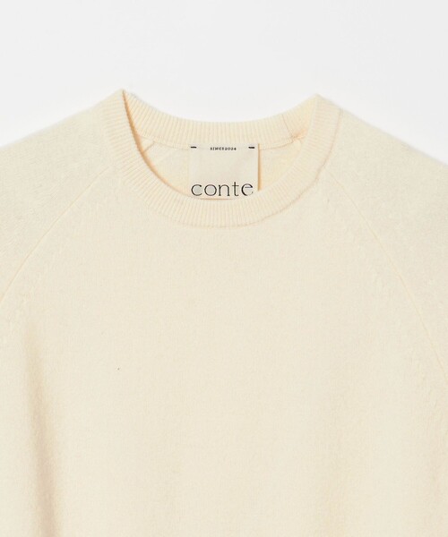 セール】＜conte＞ウール クルーネックニット（ニット/セーター