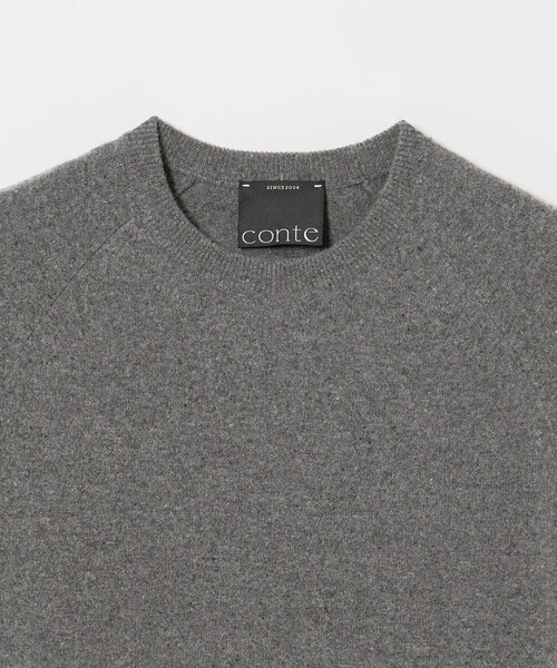 セール】＜conte＞ウール クルーネックニット（ニット/セーター