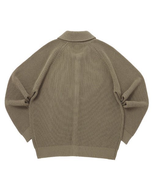 A NOTHING(アナッシング)の「ROUND-COLLAR 7G KNIT CARDIGAN (Beige)(カーディガン/ボレロ・レディース・その他・LARGE/MEDIUM)」の2枚目の写真