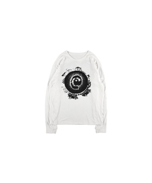 THEWARLD（ザワールド）の「LIZARD AAS RIBBED LONGSLEEVE WHITE（Tシャツ/カットソー）」