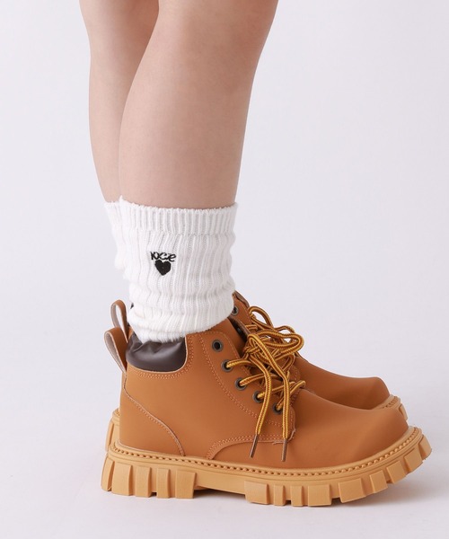 repipi armario(レピピ アルマリオ)の「【10C REPIPI】【3足セット】ルーズソックス(ソックス/靴下・キッズ・ブラック系その他/パープル系その他・SMALL)」の3枚目の写真