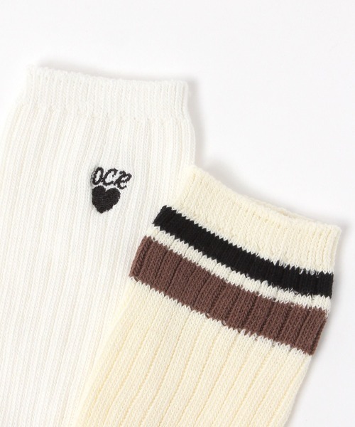 repipi armario(レピピ アルマリオ)の「【10C REPIPI】【3足セット】ルーズソックス(ソックス/靴下・キッズ・ブラック系その他/パープル系その他・SMALL)」の9枚目の写真