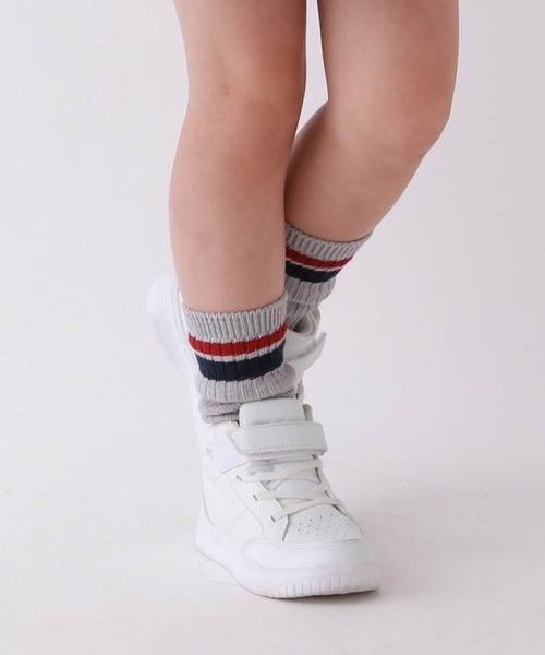 repipi armario(レピピ アルマリオ)の「【10C REPIPI】【3足セット】ルーズソックス(ソックス/靴下・キッズ・ブラック系その他/パープル系その他・SMALL)」の7枚目の写真