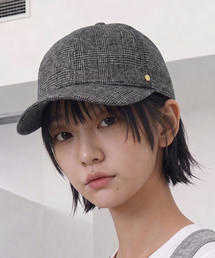 UNDERCONTROL STUDIO（アンダーコントロールスタジオ）の「チェック 秋冬 ベーシック カジュアル 野球帽 6パネル ボールキャップ / MODS GLEN / グレー（キャップ）」