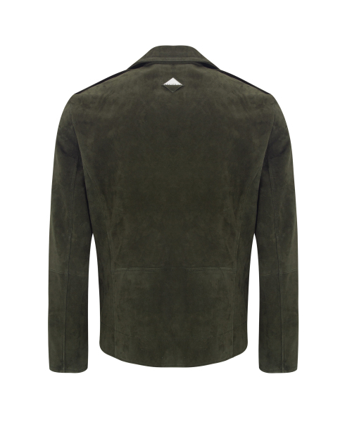 UNGIMMICK(アンジミック)の「SUEDE RIDER JACKET (KHAKI / GOATSKIN)(ライダースジャケット・メンズ・その他・MEDIUM/LARGE)」の2枚目の写真
