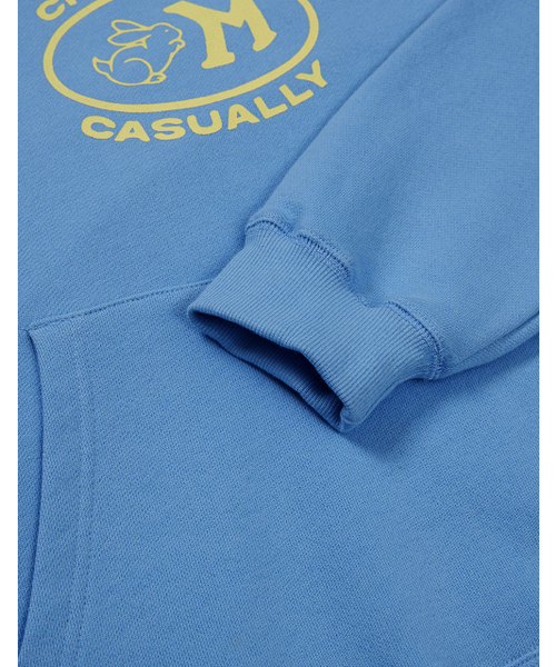 MMLG（エムエムエルジー）の「[Mmlg] M STAMP HOODIE (BLUE LAKE)（パーカー・メンズ・その他・SMALL/MEDIUM/LARGE/X-LARGE）」の2枚目の写真