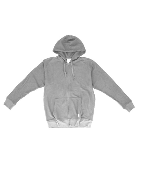JEMORGAN(ジェーイーモーガン)の「JEMORGAN ワッフルWジップパーカー(パーカー・メンズ・ブラック/ナチュラル/杢グレー/ネイビー/ピンク・M/XL/L/S)」の3枚目の写真