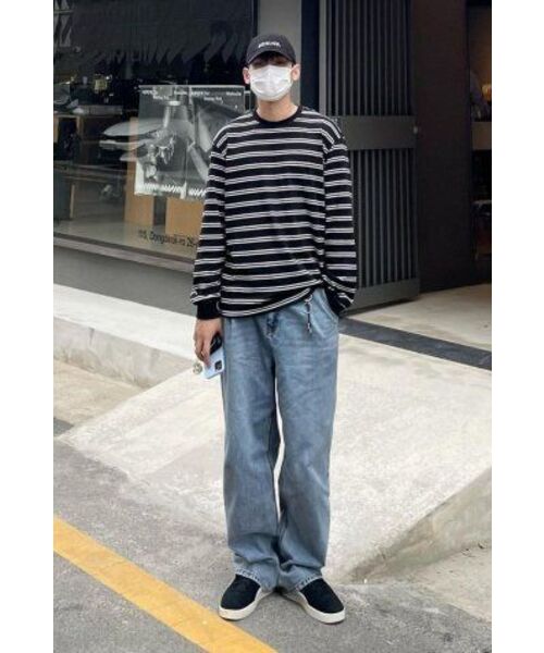 OURDAYZ（アワーデイズ）の「ワイドフィットデニムパンツ [WASHED LIGHT BLUE]（デニムパンツ・レディース・その他・MEDIUM/LARGE）」の12枚目の写真
