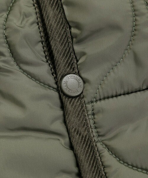 BROOKS BROTHERS（ブルックスブラザーズ）の「Brooks Brothers×LAVENHAM  ミックフィールド　キルティングベスト　Made in UK（ベスト・メンズ・ダークネイビー/オリーブ・SMALL/MEDIUM/LARGE）」の4枚目の写真