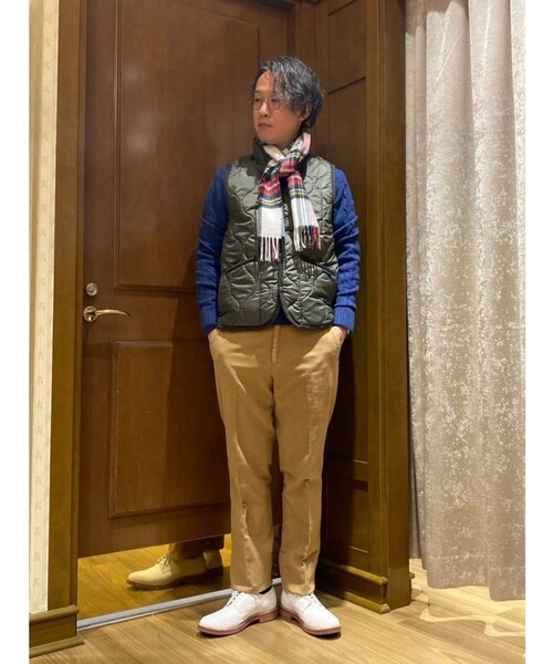 BROOKS BROTHERS（ブルックスブラザーズ）の「Brooks Brothers×LAVENHAM  ミックフィールド　キルティングベスト　Made in UK（ベスト・メンズ・ダークネイビー/オリーブ・SMALL/MEDIUM/LARGE）」の10枚目の写真