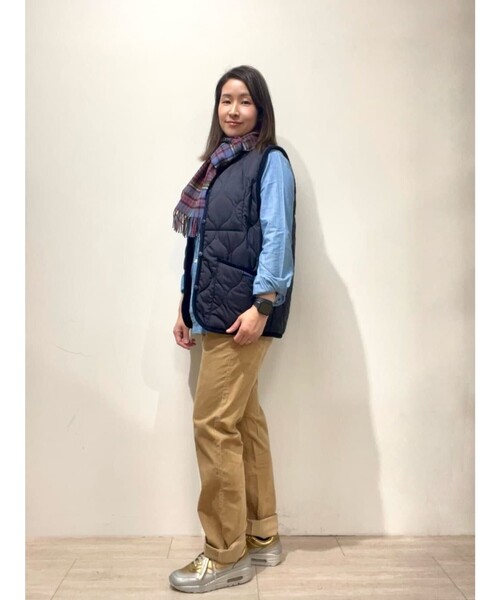 BROOKS BROTHERS（ブルックスブラザーズ）の「Brooks Brothers×LAVENHAM  ミックフィールド　キルティングベスト　Made in UK（ベスト・メンズ・ダークネイビー/オリーブ・SMALL/MEDIUM/LARGE）」の15枚目の写真