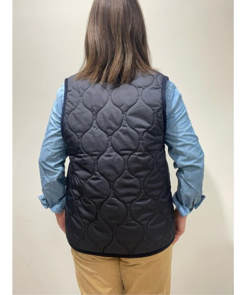 BROOKS BROTHERS（ブルックスブラザーズ）の「Brooks Brothers×LAVENHAM  ミックフィールド　キルティングベスト　Made in UK（ベスト・メンズ・ダークネイビー/オリーブ・SMALL/MEDIUM/LARGE）」の19枚目の写真