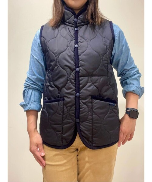 BROOKS BROTHERS（ブルックスブラザーズ）の「Brooks Brothers×LAVENHAM  ミックフィールド　キルティングベスト　Made in UK（ベスト・メンズ・ダークネイビー/オリーブ・SMALL/MEDIUM/LARGE）」の21枚目の写真