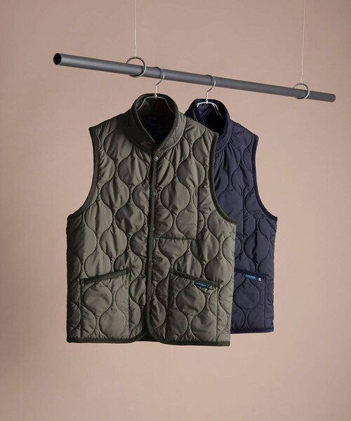 BrooksBrothers×LAVENHAMミックフィールドキルティングベスト Brooks Brothers×LAVENHAM ミックフィールド キルティングベスト Made