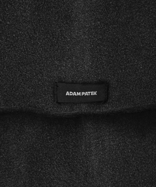 ADAM PATEK（アダムパテック）の「【ADAMPATEK/アダムパテック】wide boxcut layered long sleeve ワイドロンTee（Tシャツ/カットソー・メンズ・ブラック/ホワイト・1/2）」の6枚目の写真