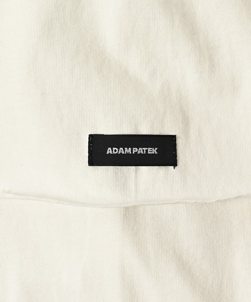 ADAM PATEK（アダムパテック）の「【ADAMPATEK/アダムパテック】wide boxcut layered long sleeve ワイドロンTee（Tシャツ/カットソー・メンズ・ブラック/ホワイト・1/2）」の8枚目の写真