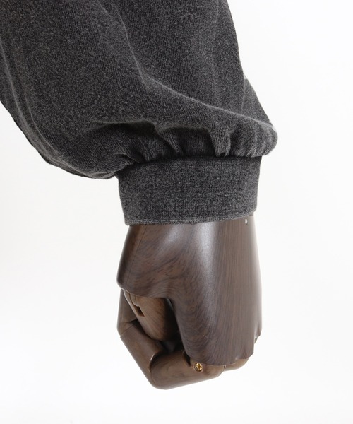 ADAM PATEK（アダムパテック）の「【ADAMPATEK/アダムパテック】wide boxcut layered long sleeve ワイドロンTee（Tシャツ/カットソー・メンズ・ブラック/ホワイト・1/2）」の18枚目の写真