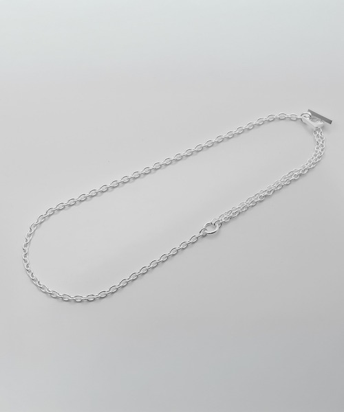 MAISON SPECIAL(メゾンスペシャル)の「《UNISEX》【Made In YAMANASHI Jewelry】Change Chain Necklace/山梨産チェンジチェーンネックレス【MAISON SPECIAL/メゾンスペシャル】(ネックレス・メンズ・シルバー・FREE)」の2枚目の写真