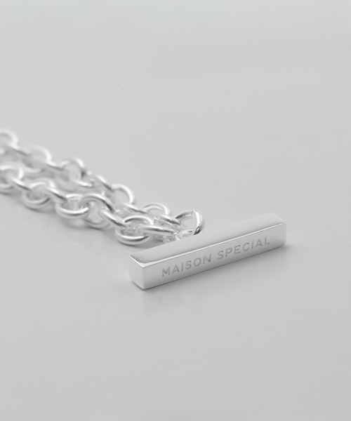 MAISON SPECIAL(メゾンスペシャル)の「《UNISEX》【Made In YAMANASHI Jewelry】Change Chain Necklace/山梨産チェンジチェーンネックレス【MAISON SPECIAL/メゾンスペシャル】(ネックレス・メンズ・シルバー・FREE)」の5枚目の写真