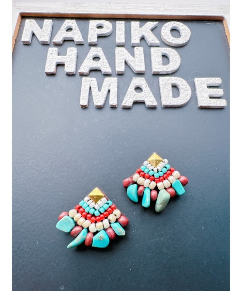 tone（トーン）の「【NAPIKO】扇型ピアス(MA)（ピアス（両耳用）・レディース・B/G/I/C/D/E/A/H/J/F/O/Q/P/K/L/M/N/その他1/その他2・FREE）」の2枚目の写真