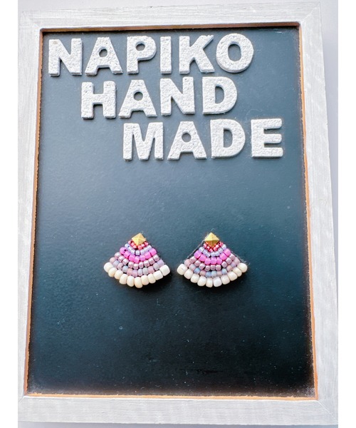 tone（トーン）の「【NAPIKO】扇型ピアス(MA)（ピアス（両耳用）・レディース・B/G/I/C/D/E/A/H/J/F/O/Q/P/K/L/M/N/その他1/その他2・FREE）」の3枚目の写真