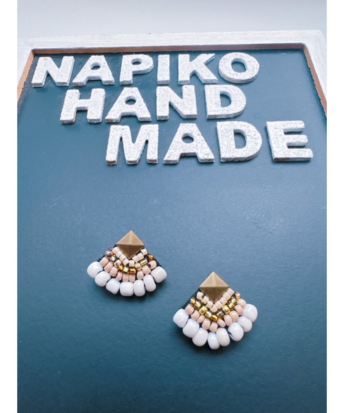 tone（トーン）の「【NAPIKO】扇型ピアス(MA)（ピアス（両耳用）・レディース・B/G/I/C/D/E/A/H/J/F/O/Q/P/K/L/M/N/その他1/その他2・FREE）」の4枚目の写真