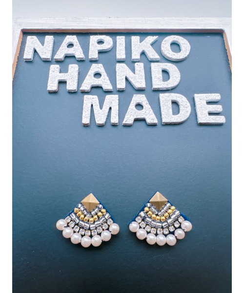 tone（トーン）の「【NAPIKO】扇型ピアス(MA)（ピアス（両耳用）・レディース・B/G/I/C/D/E/A/H/J/F/O/Q/P/K/L/M/N/その他1/その他2・FREE）」の6枚目の写真