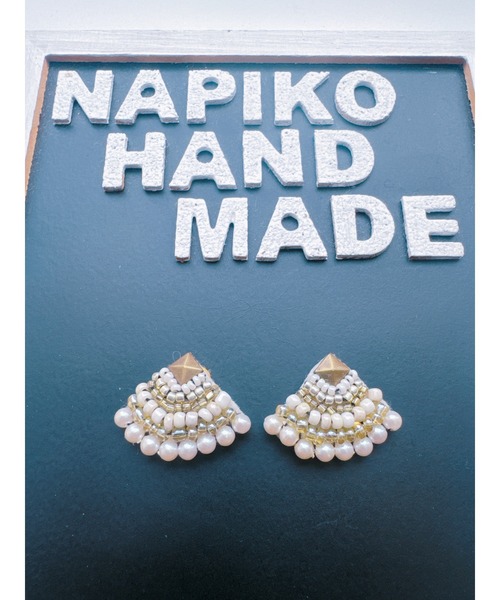 tone（トーン）の「【NAPIKO】扇型ピアス(MA)（ピアス（両耳用）・レディース・B/G/I/C/D/E/A/H/J/F/O/Q/P/K/L/M/N/その他1/その他2・FREE）」の7枚目の写真