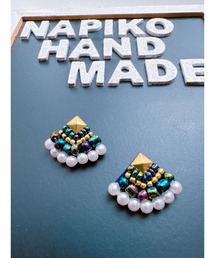 【NAPIKO】扇型ピアス(MA)