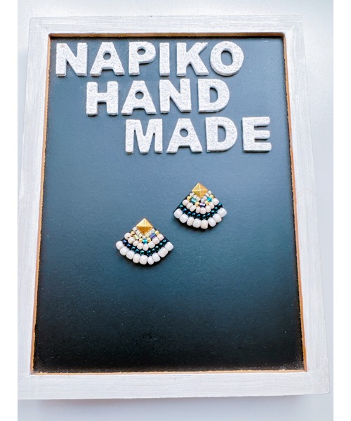 tone（トーン）の「【NAPIKO】扇型ピアス(MA)（ピアス（両耳用）・レディース・B/G/I/C/D/E/A/H/J/F/O/Q/P/K/L/M/N/その他1/その他2・FREE）」の11枚目の写真