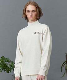 replaycontainer（リプレイコンテナ）の「RC lambs wool half-pola knit (ivory)（ニット/セーター）」