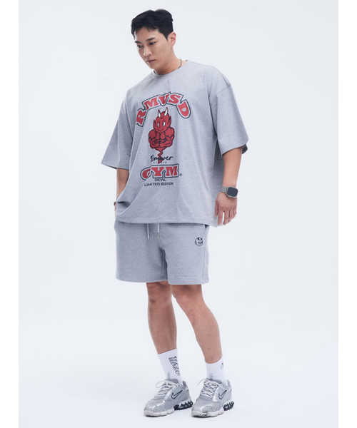 REMOVERSTUDIO（リムーバースタジオ）の「モスキュラデビルTシャツ[グレー]（Tシャツ/カットソー・メンズ・その他・LARGE/X-LARGE/XX-LARGE/XXX-LARGE）」の3枚目の写真