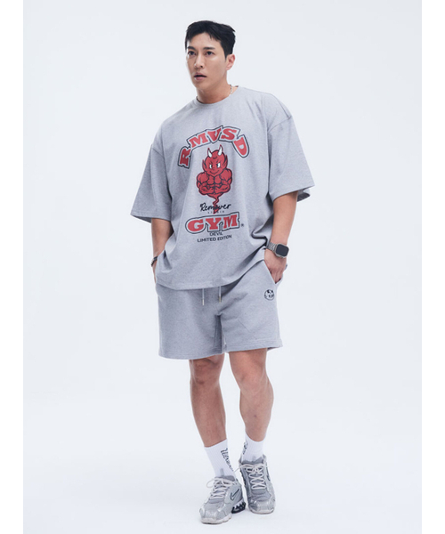 REMOVERSTUDIO（リムーバースタジオ）の「モスキュラデビルTシャツ[グレー]（Tシャツ/カットソー・メンズ・その他・LARGE/X-LARGE/XX-LARGE/XXX-LARGE）」の5枚目の写真