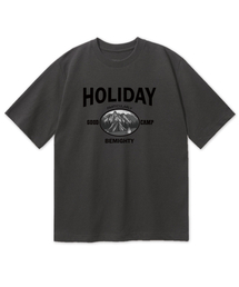 グッドキャンプ オーバーサイズ 半袖Tシャツ [ダークグレー]